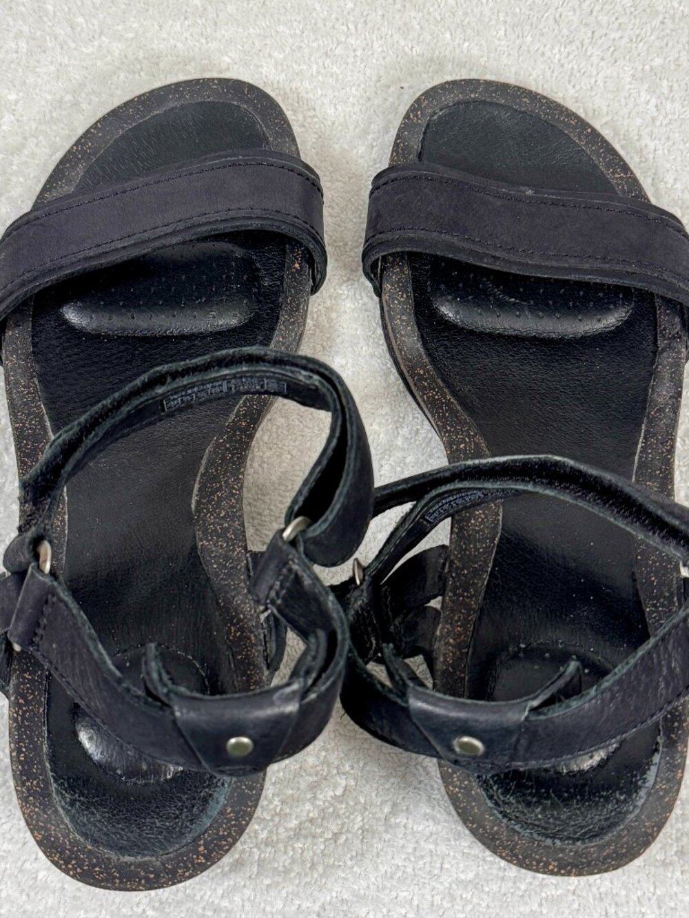 Teva Women's Black Wedge Sandals